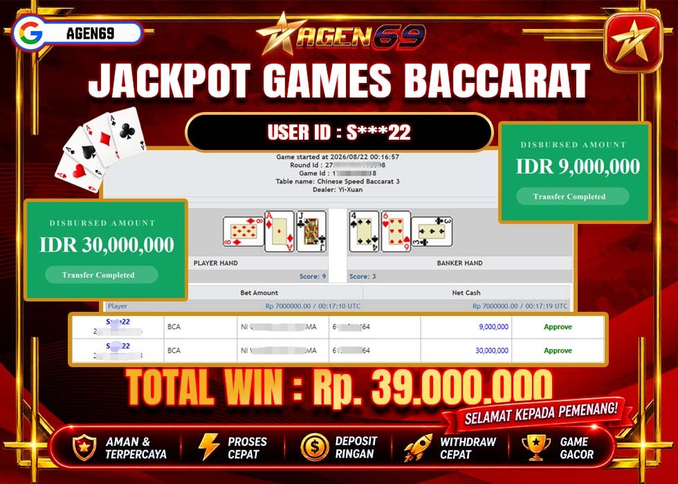 Bukti Jackpot AGEN69