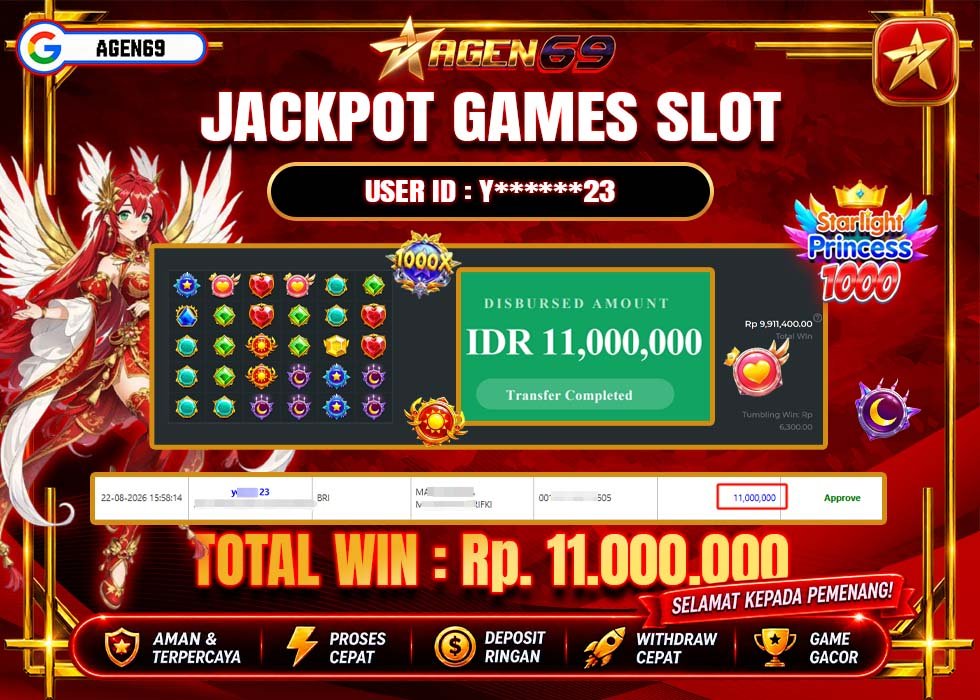 Bukti Jackpot AGEN69
