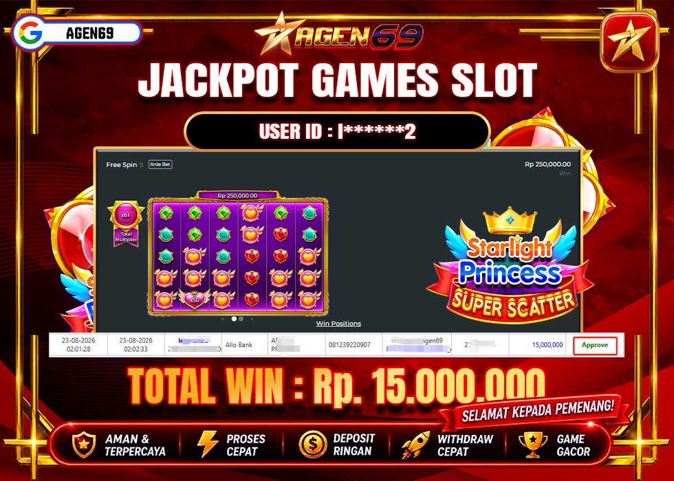 Bukti Jackpot AGEN69