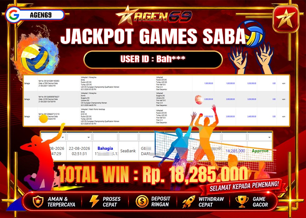 Bukti Jackpot AGEN69
