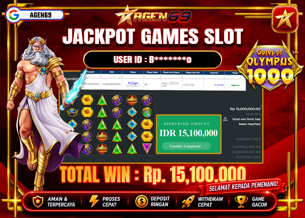 Bukti Jackpot AGEN69