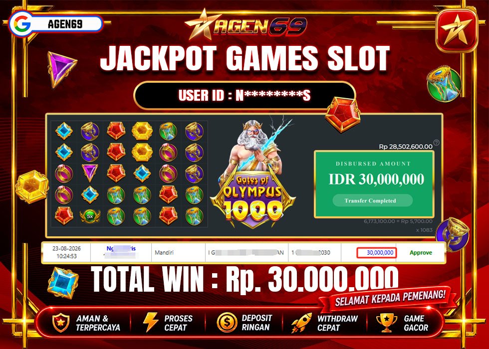 Bukti Jackpot AGEN69