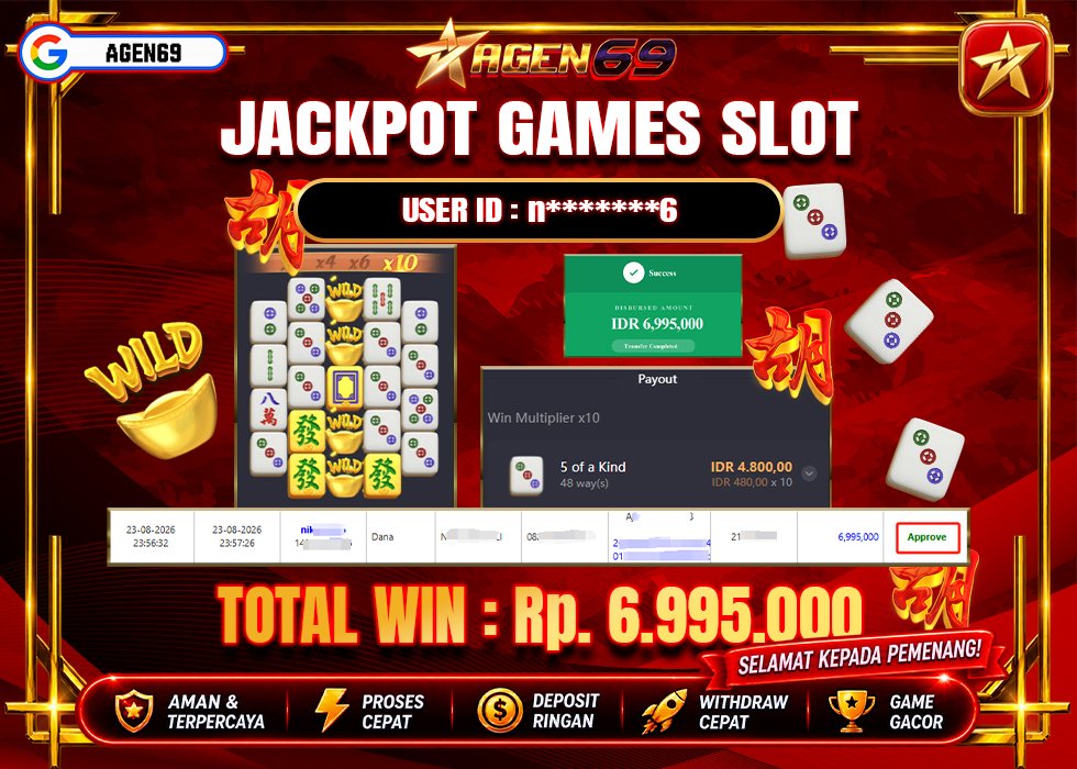 Bukti Jackpot AGEN69