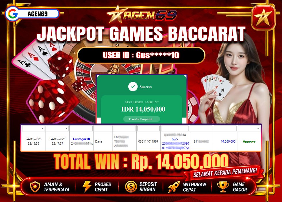 Bukti Jackpot AGEN69