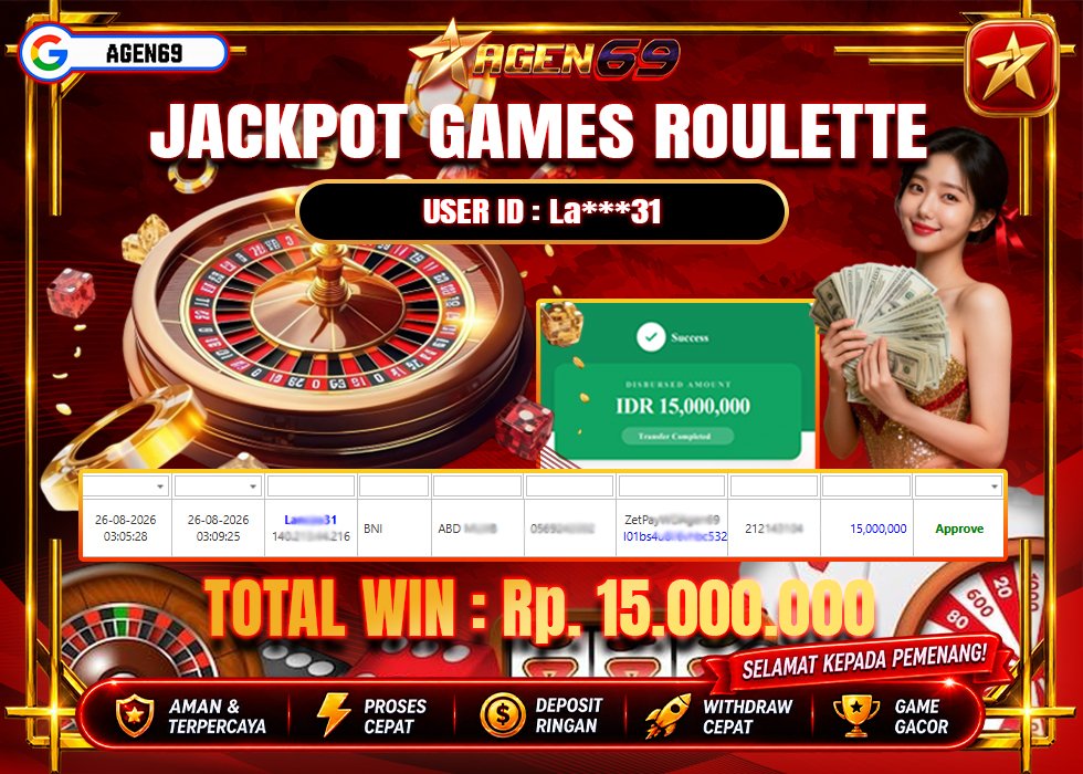 Bukti Jackpot AGEN69