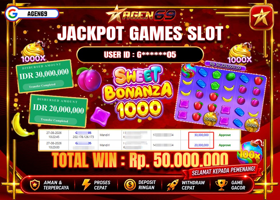 Bukti Jackpot AGEN69