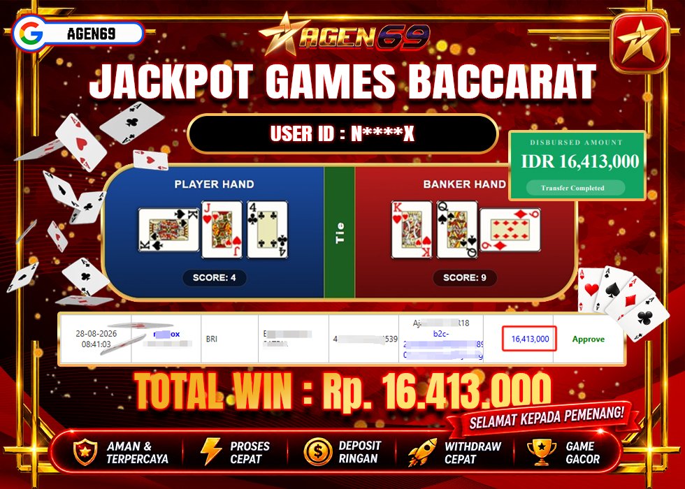 Bukti Jackpot AGEN69