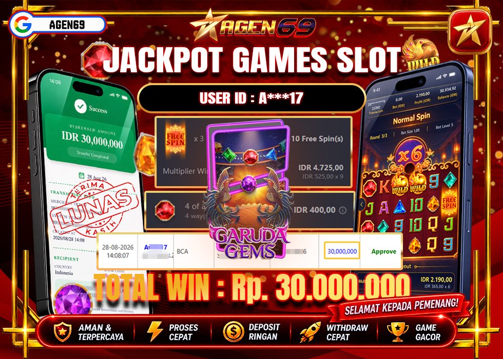 Bukti Jackpot AGEN69