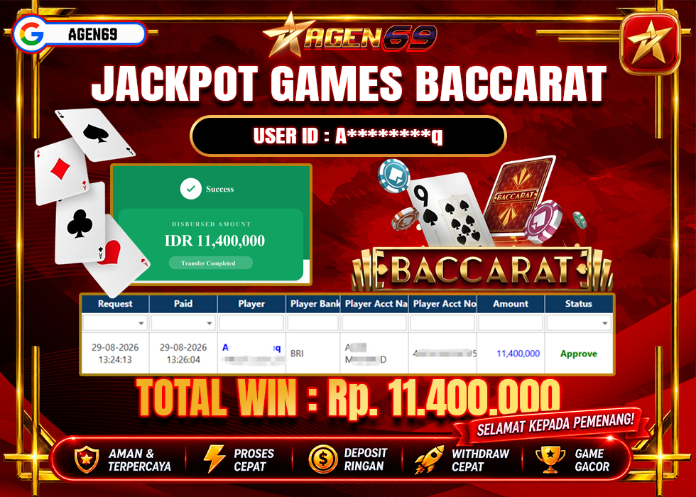 Bukti Jackpot AGEN69