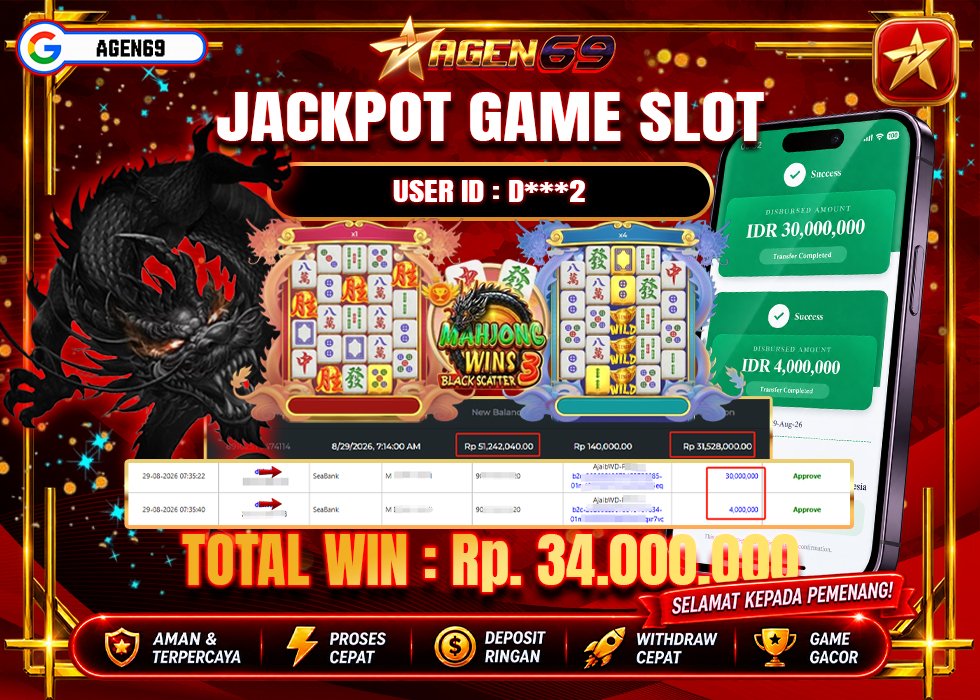 Bukti Jackpot AGEN69