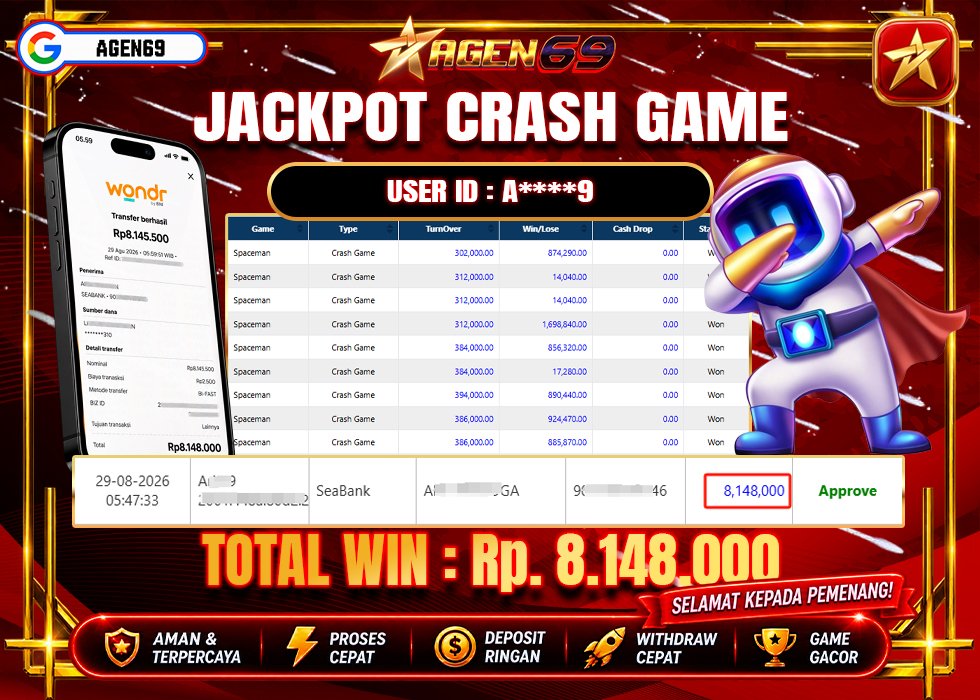 Bukti Jackpot AGEN69