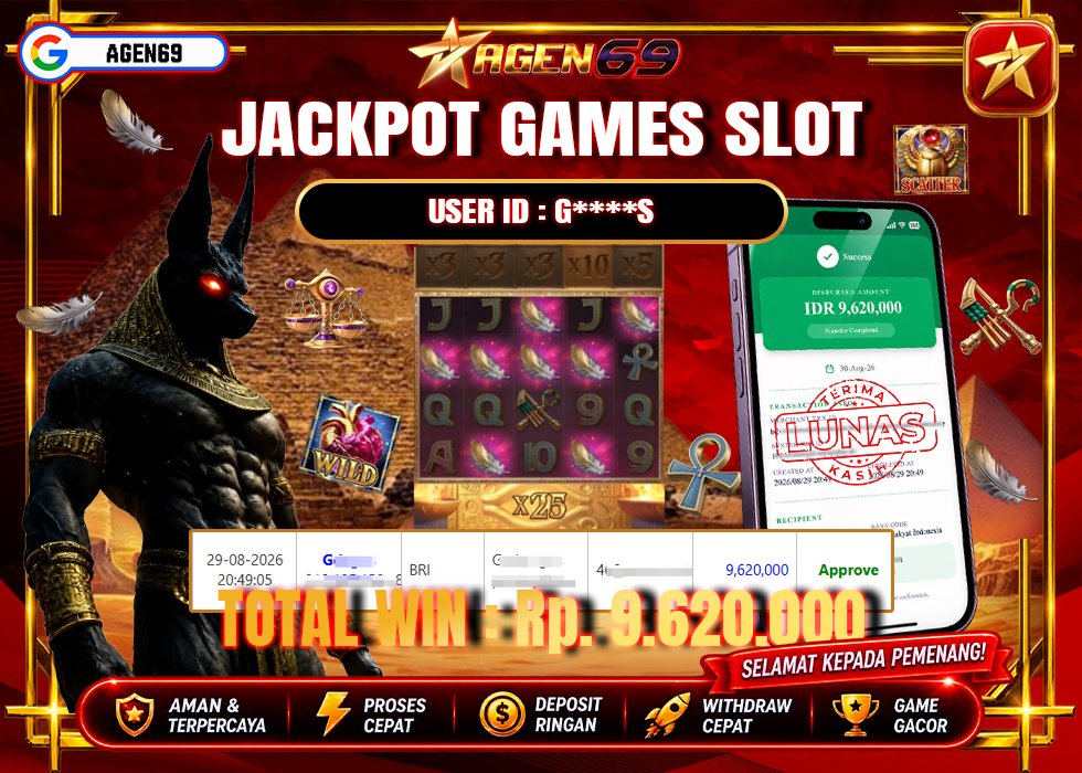 Bukti Jackpot AGEN69