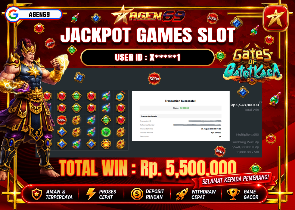 Bukti Jackpot AGEN69