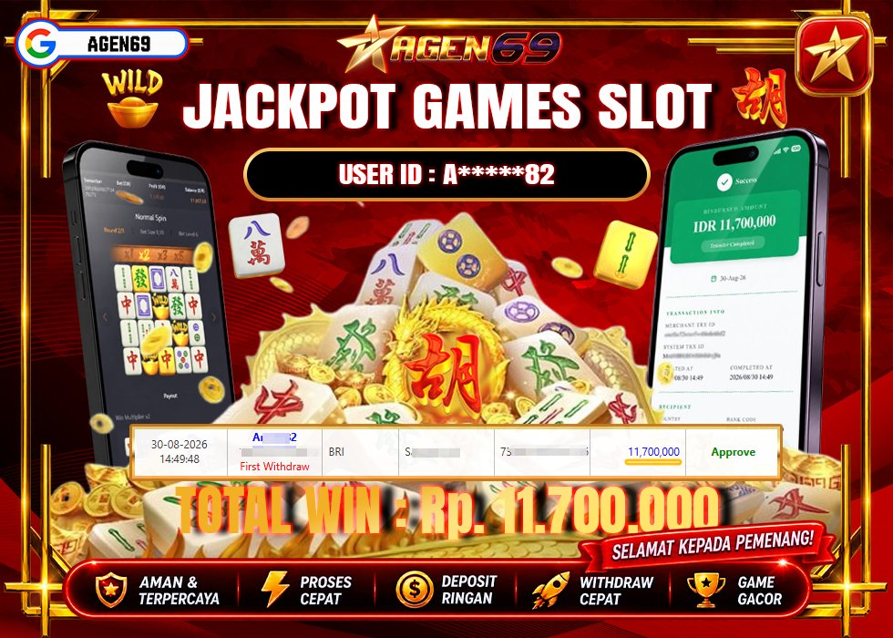 Bukti Jackpot AGEN69