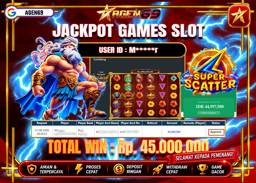 Bukti Jackpot AGEN69