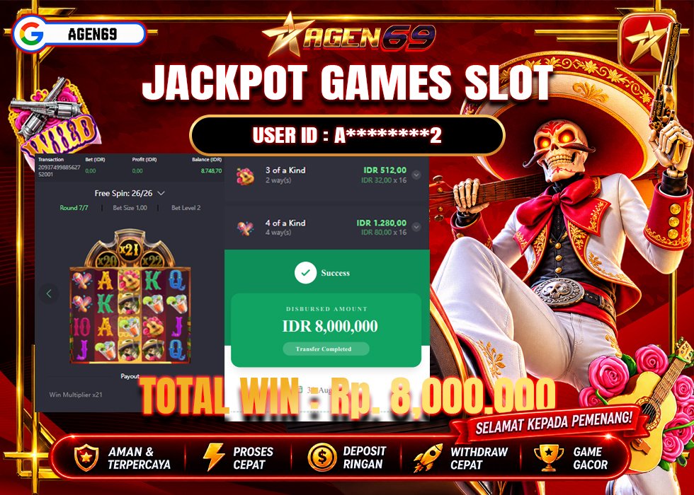 Bukti Jackpot AGEN69