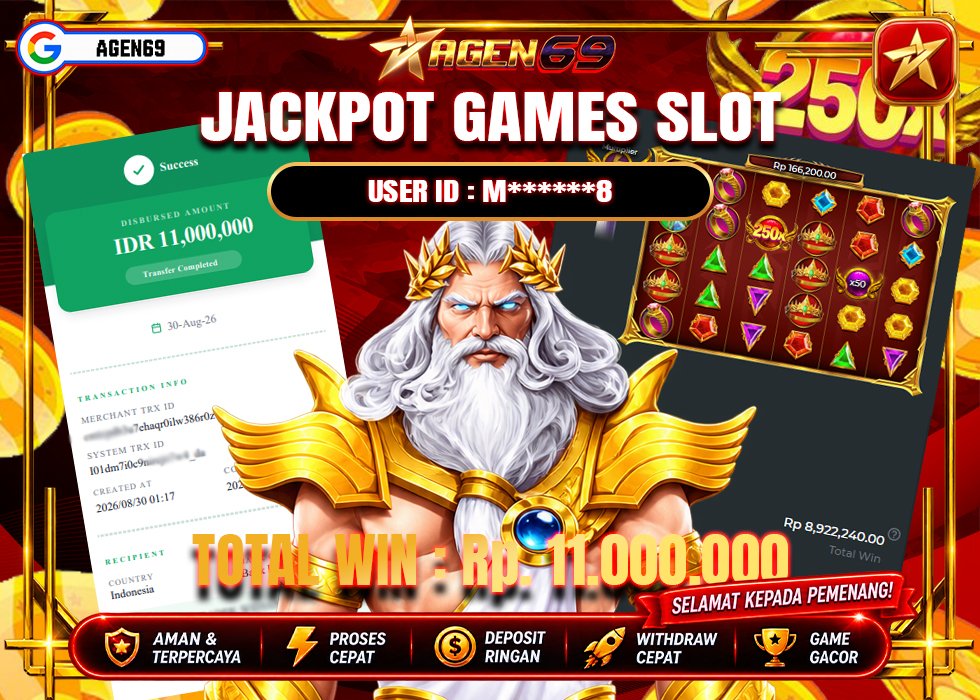 Bukti Jackpot AGEN69