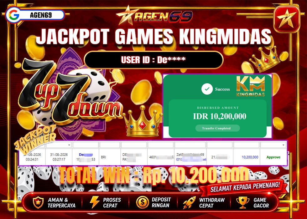 Bukti Jackpot AGEN69