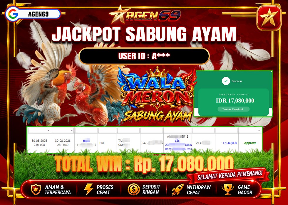 Bukti Jackpot AGEN69