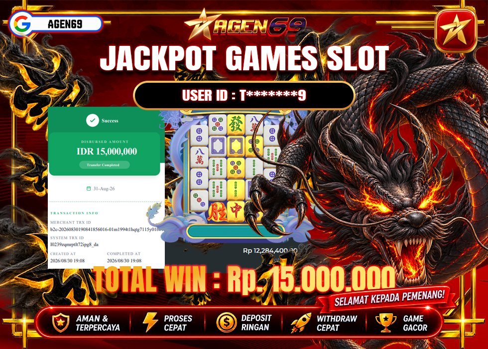 Bukti Jackpot AGEN69