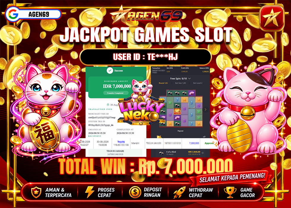 Bukti Jackpot AGEN69