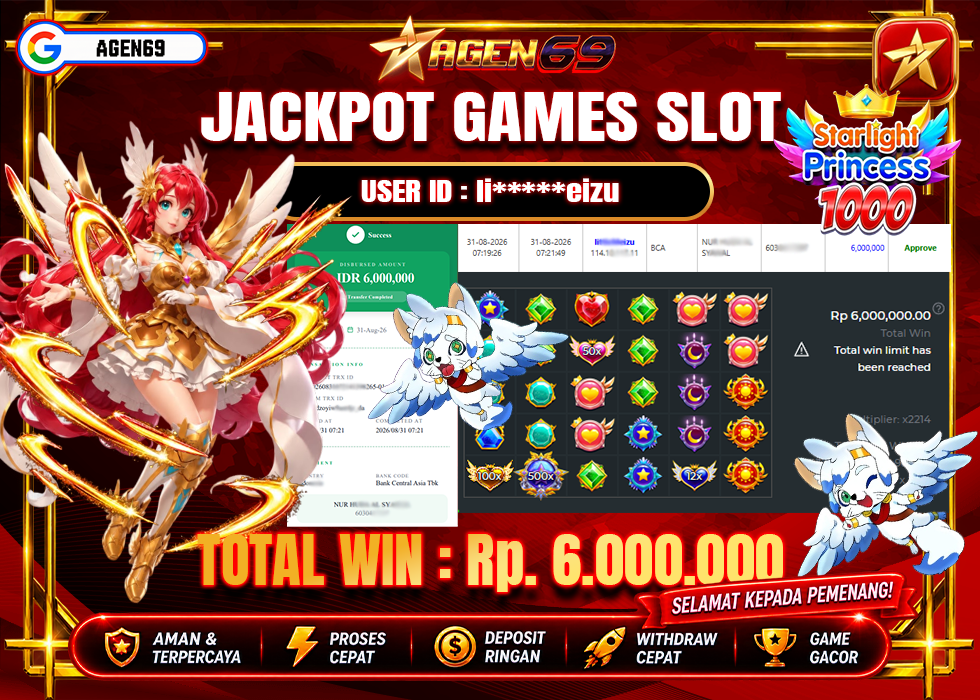 Bukti Jackpot AGEN69
