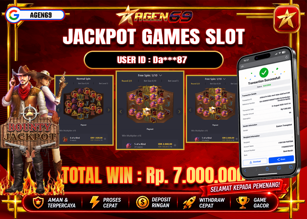 Bukti Jackpot AGEN69