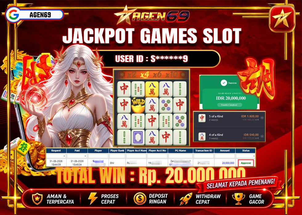 Bukti Jackpot AGEN69
