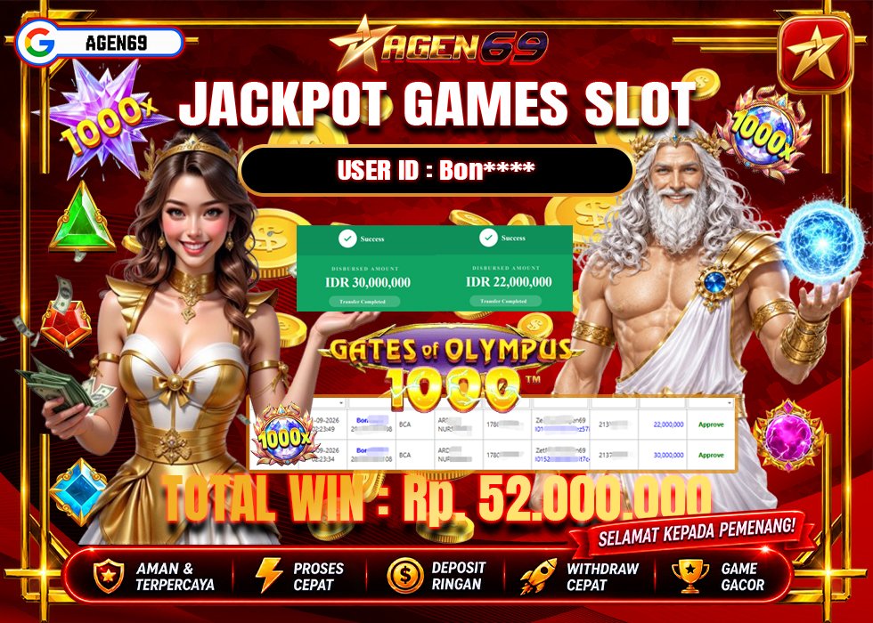 Bukti Jackpot AGEN69
