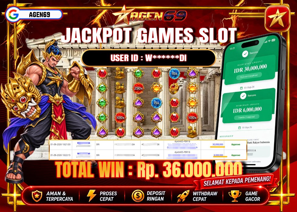 Bukti Jackpot AGEN69