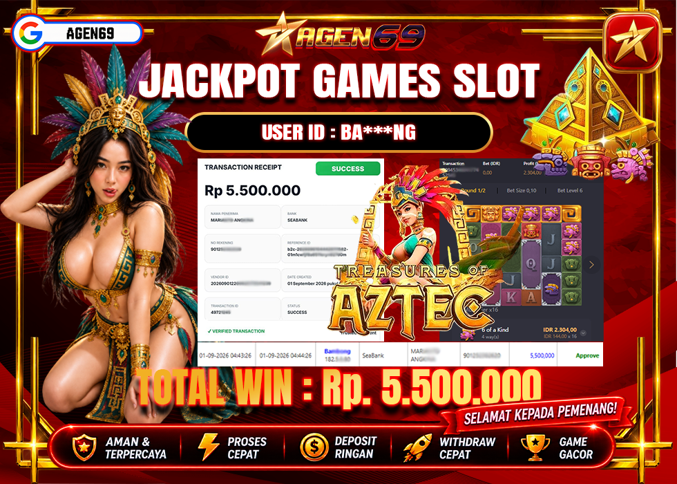 Bukti Jackpot AGEN69