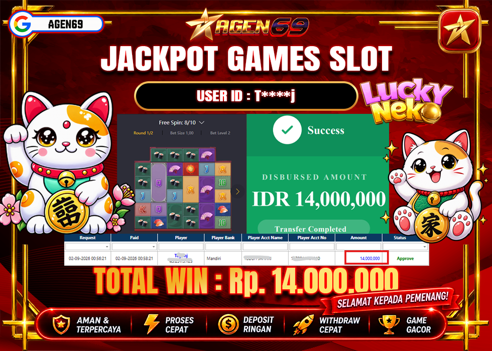 Bukti Jackpot AGEN69