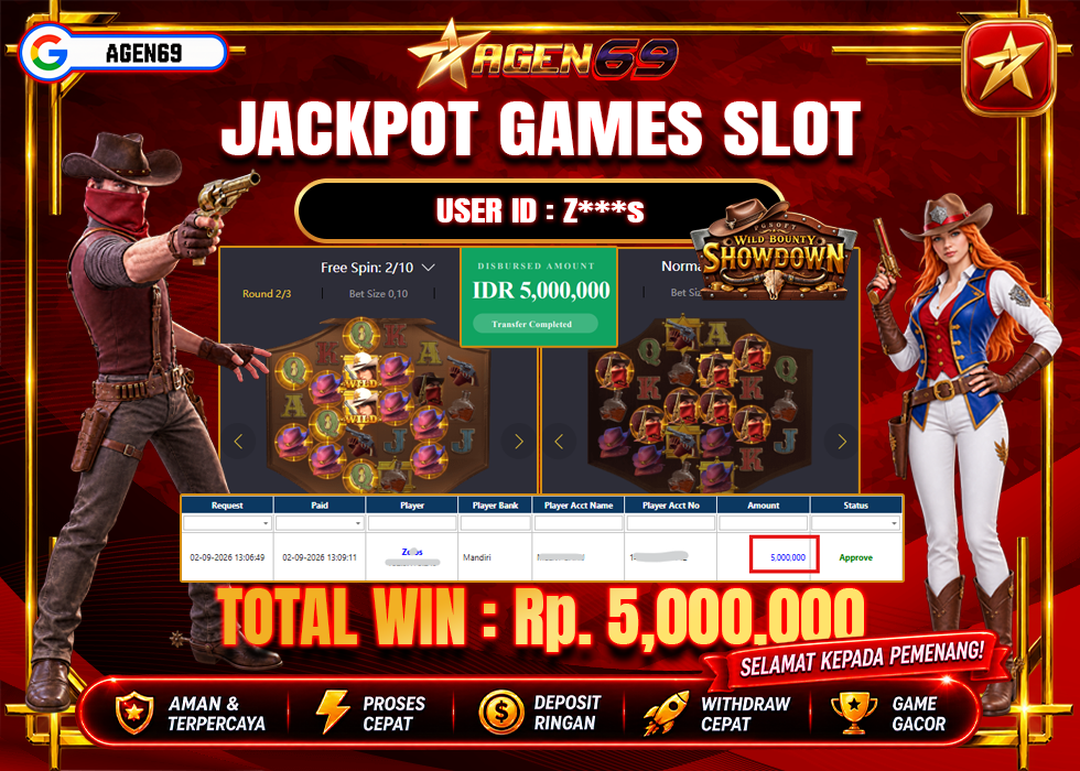 Bukti Jackpot AGEN69