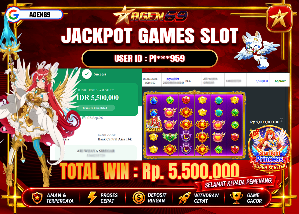 Bukti Jackpot AGEN69