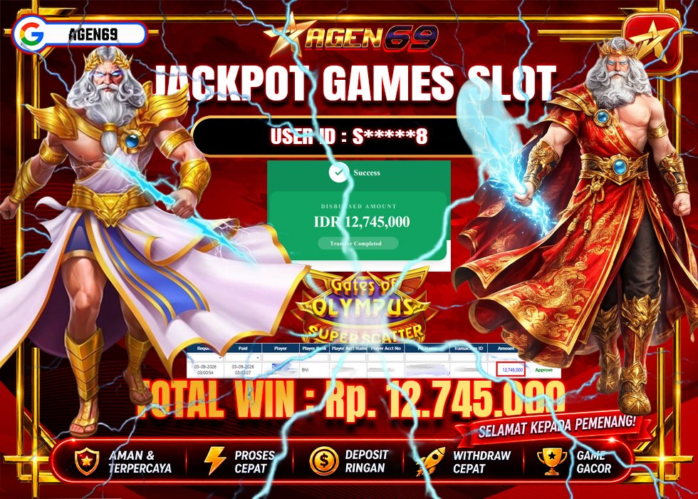 Bukti Jackpot AGEN69