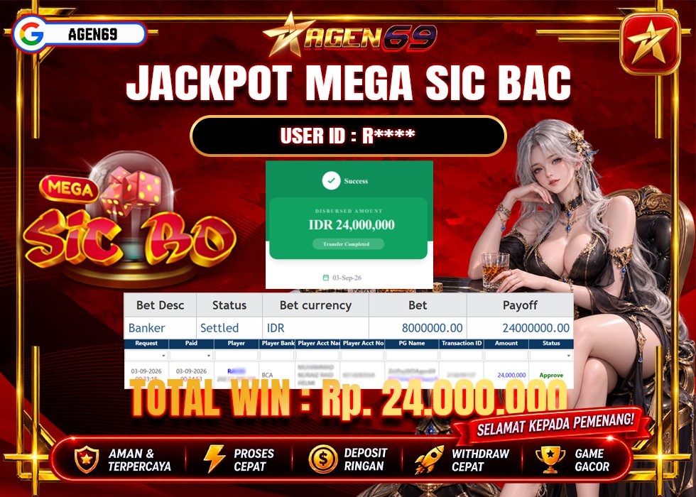 Bukti Jackpot AGEN69