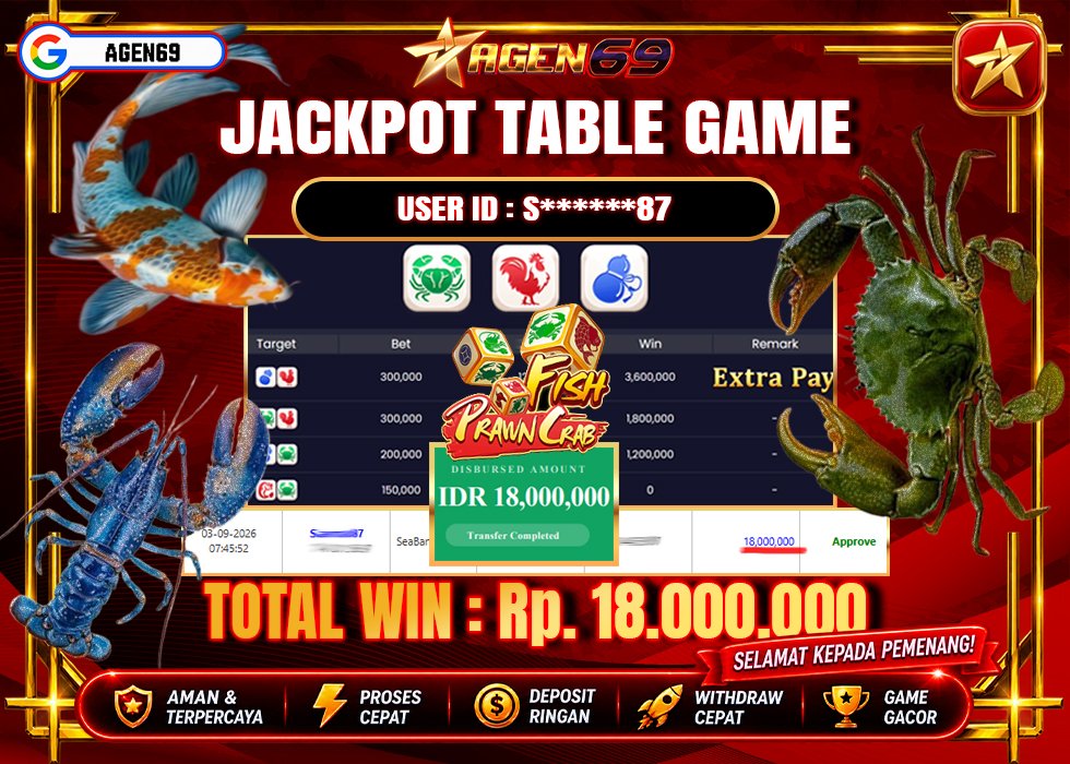 Bukti Jackpot AGEN69