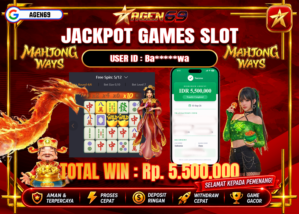 Bukti Jackpot AGEN69