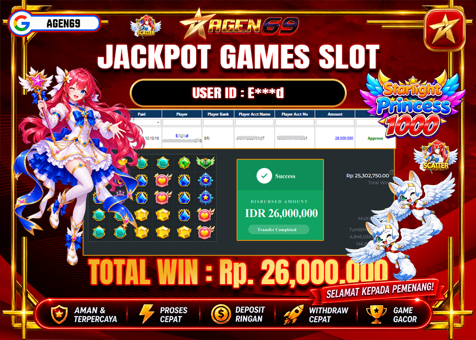 Bukti Jackpot AGEN69