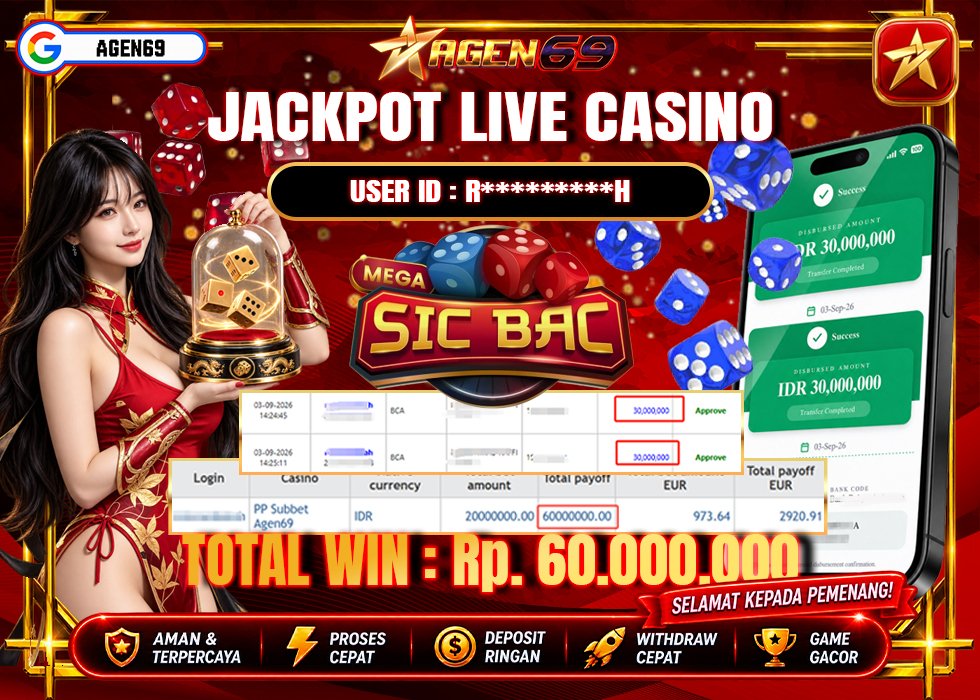 Bukti Jackpot AGEN69