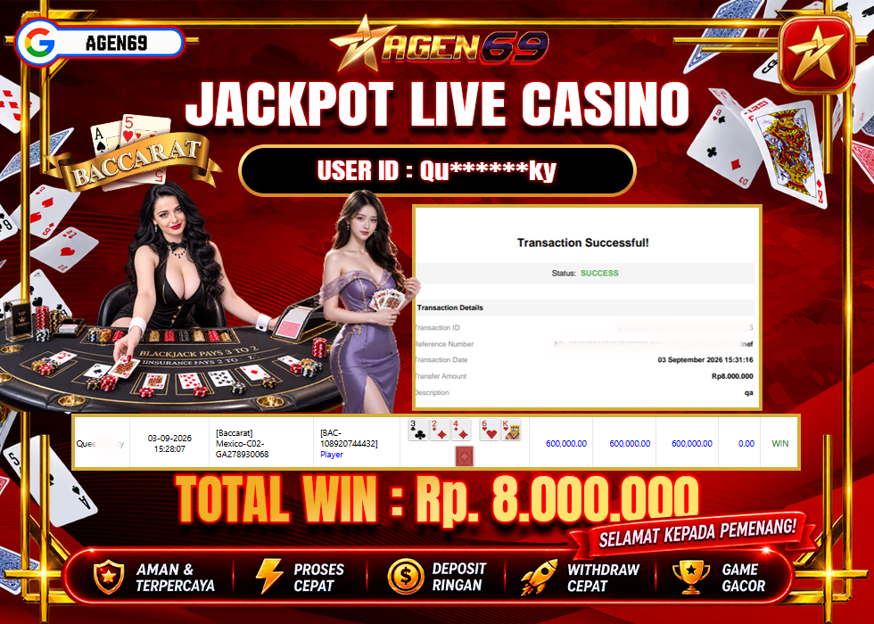 Bukti Jackpot AGEN69