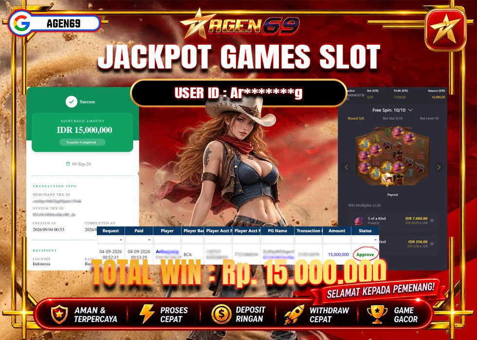 Bukti Jackpot AGEN69