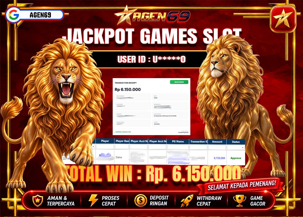 Bukti Jackpot AGEN69