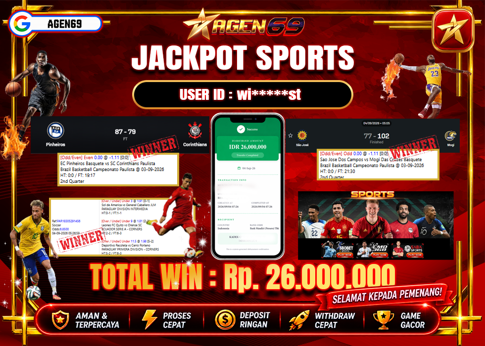 Bukti Jackpot AGEN69