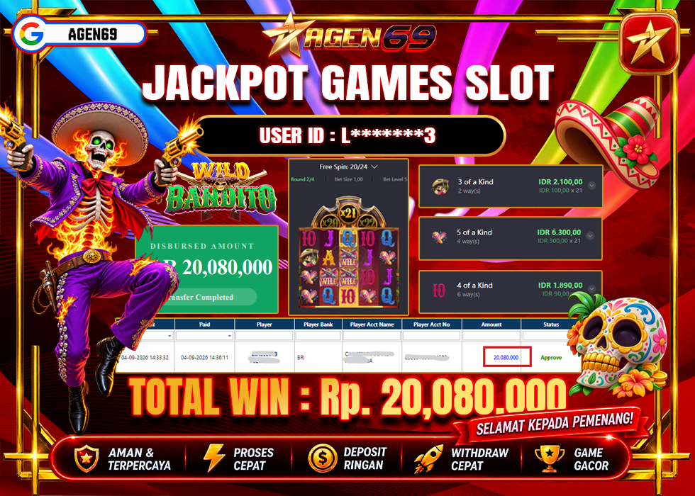 Bukti Jackpot AGEN69