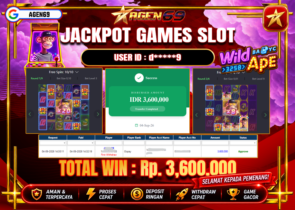 Bukti Jackpot AGEN69