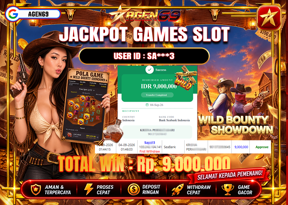 Bukti Jackpot AGEN69
