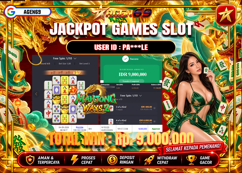 Bukti Jackpot AGEN69