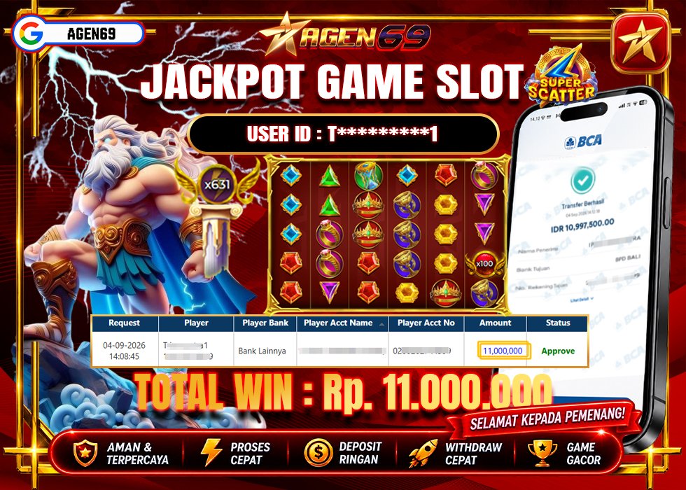 Bukti Jackpot AGEN69