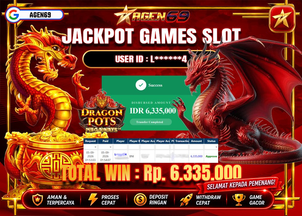 Bukti Jackpot AGEN69